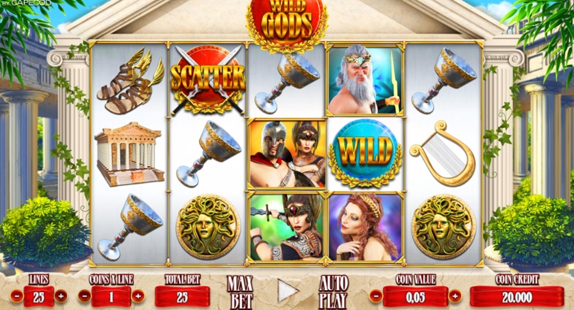Nổ hũ cực lớn với Slot game Wild Gods tại cổng game đổi thưởng nhà cái Debet