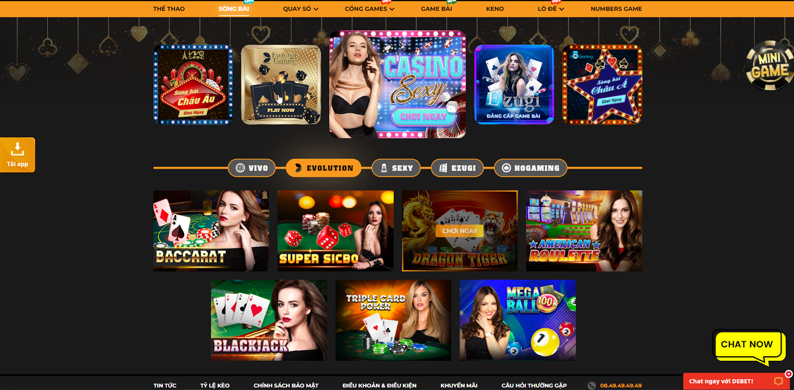 casino online tại debet
